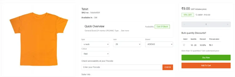 Bulk Order & Volume-Based Discount System