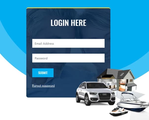 Admin login