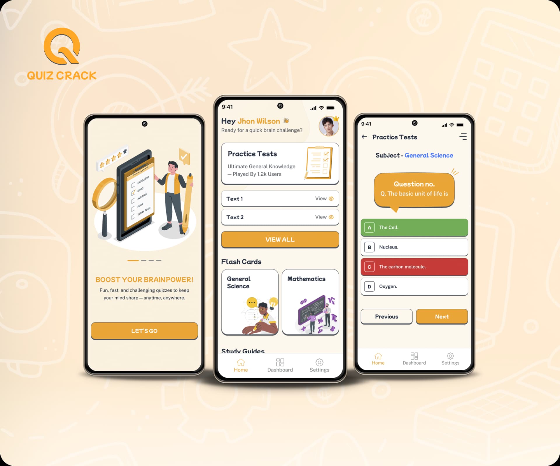 React Native Exam Preparation App with Interactive Quizzes Image