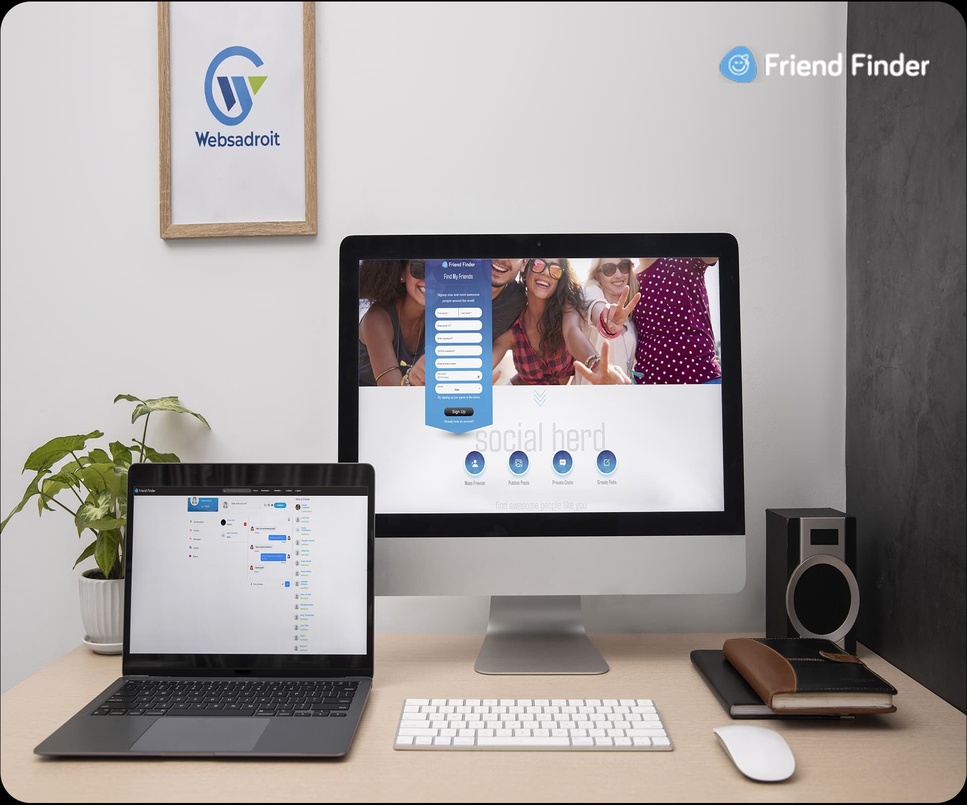 Social Networking Platform with real-time chat Image