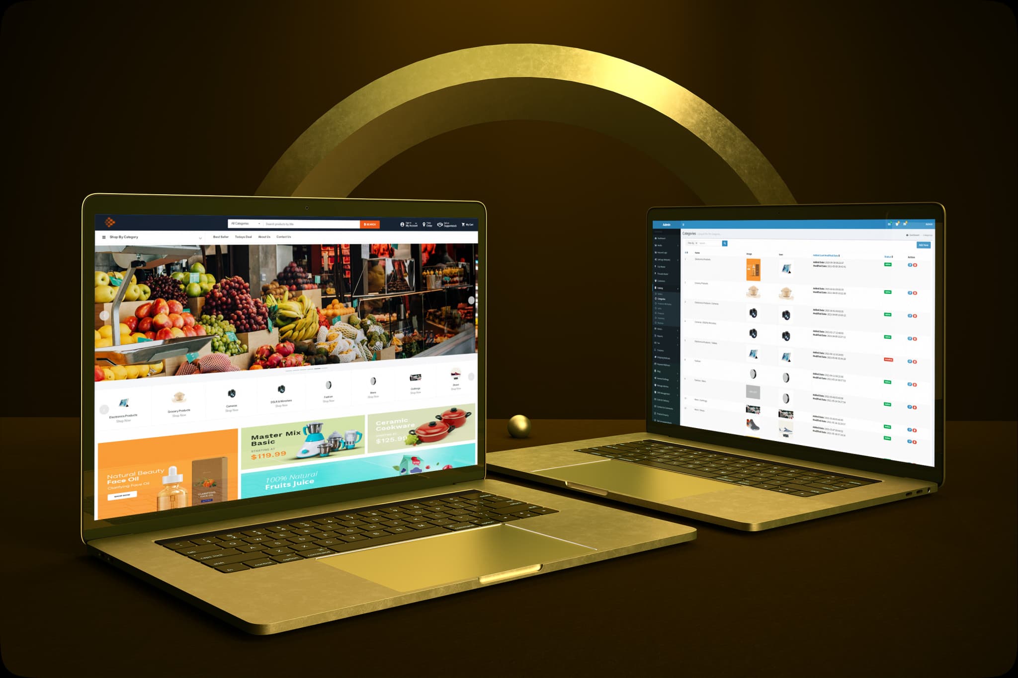 Laravel-Based E-commerce & Stock Management System Image
