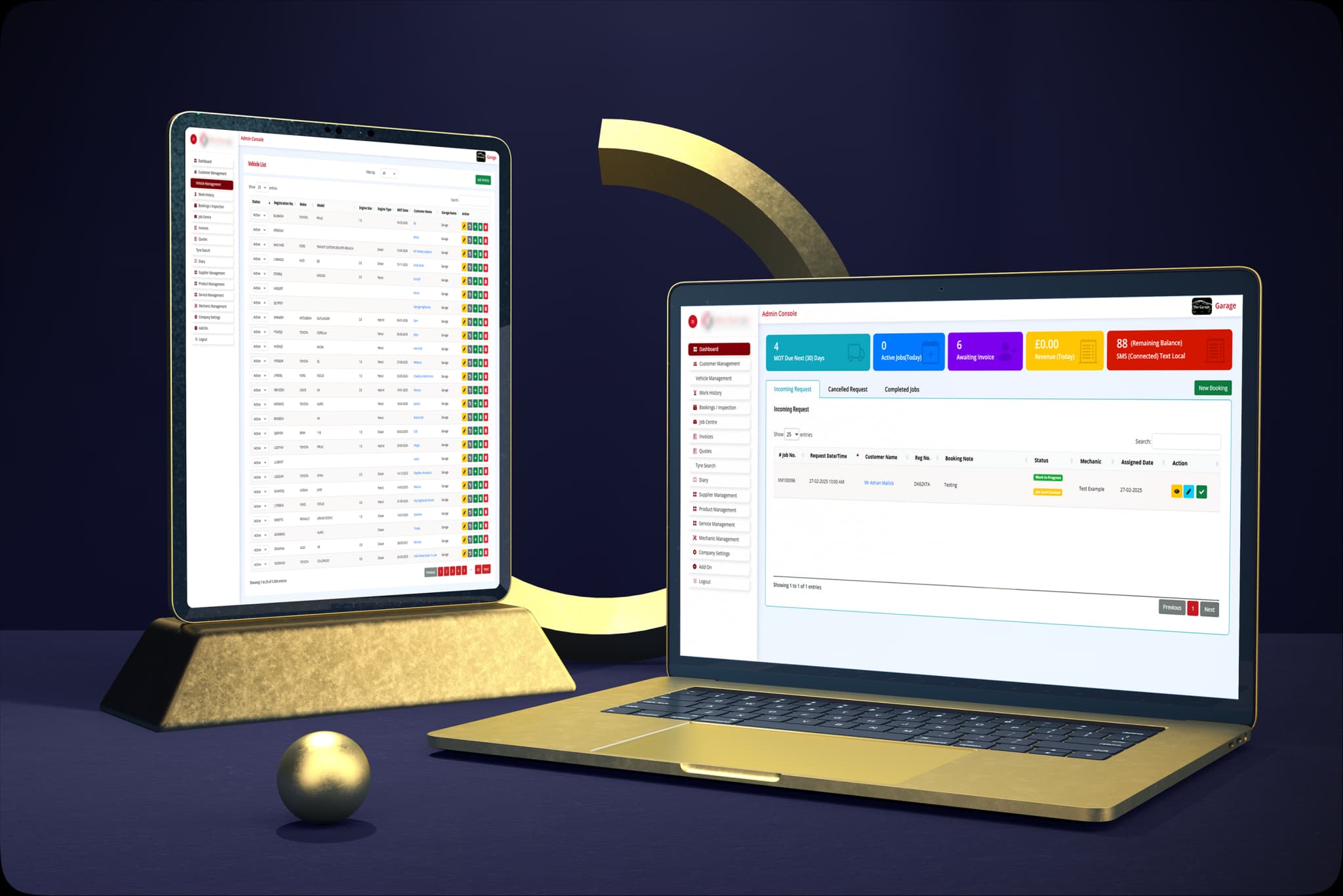Vehicle Service Management System: Smart Workshop Scheduling & Costing Tool Image