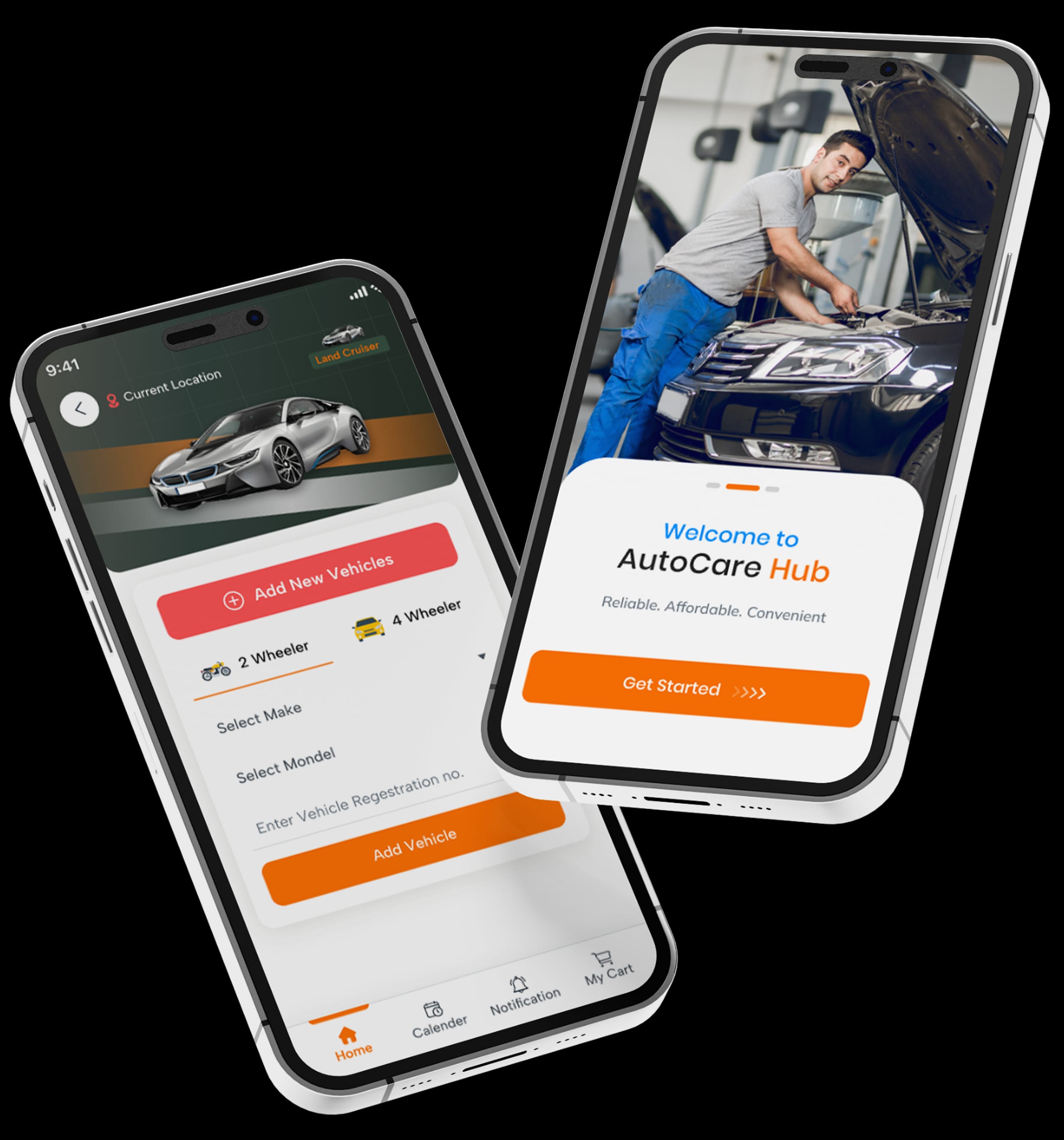 Cross-Platform Car Service App Image