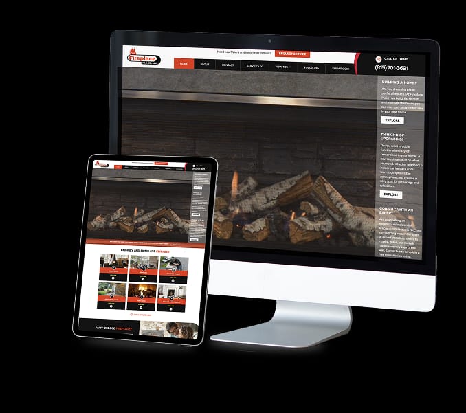 Custom WordPress Website for Fireplace Retail