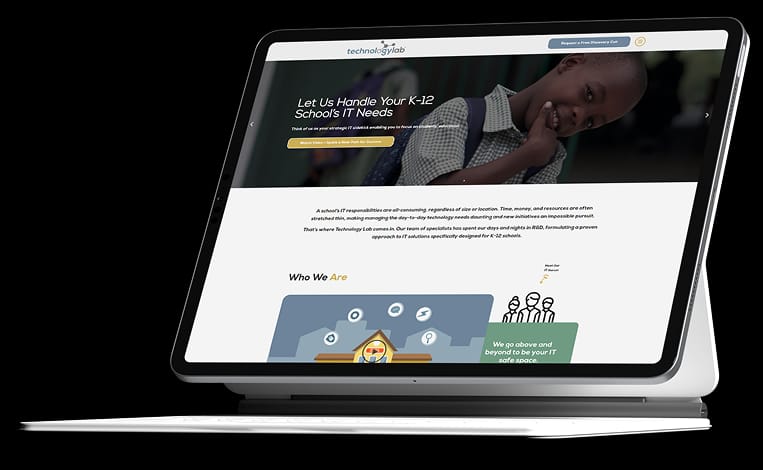 Technology Lab WordPress Website