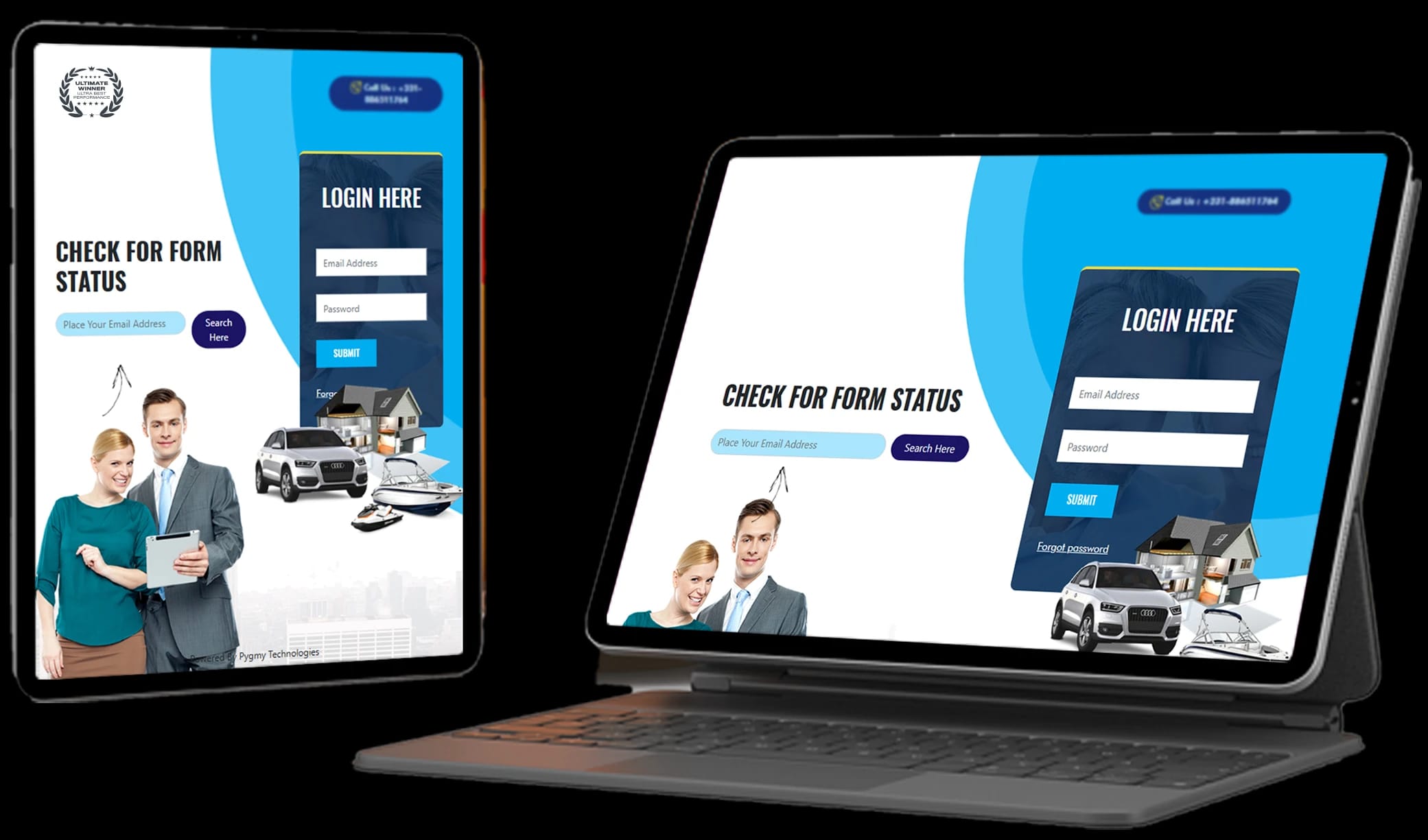 Accident & Casualty Insurance laravel Website