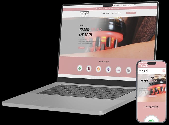 Custom WordPress Website for Skincare and Beauty Brand