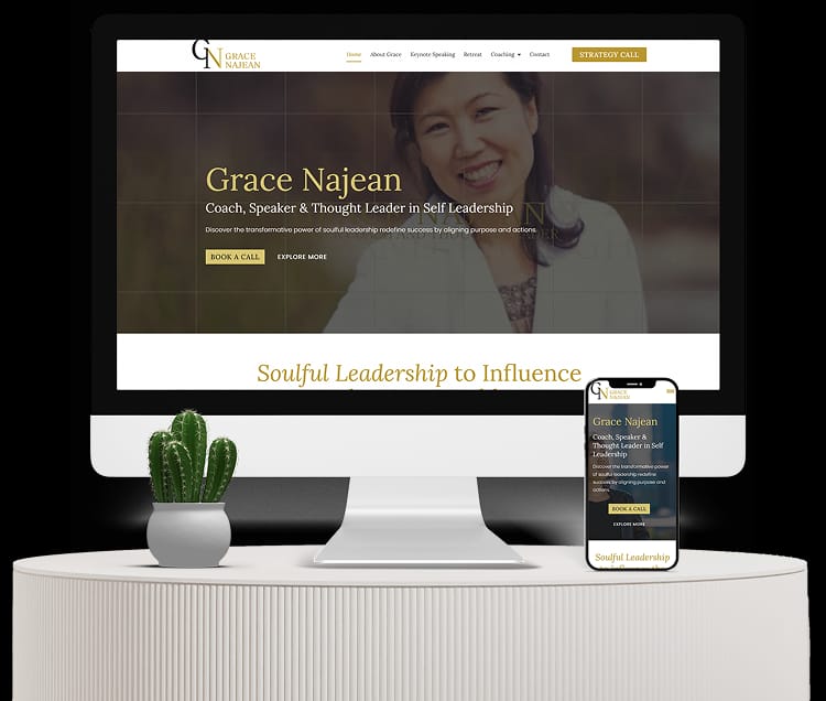 Grace Najean WordPress Website