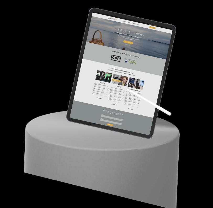 WordPress Financial Advisor Website