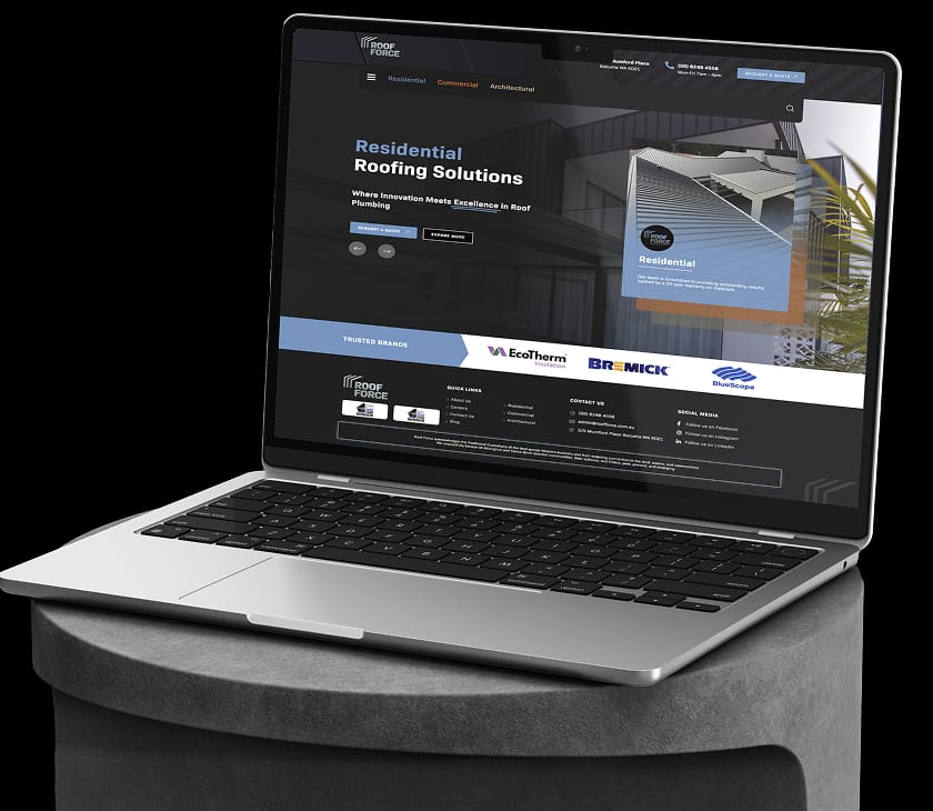 Roof Force WordPress Website